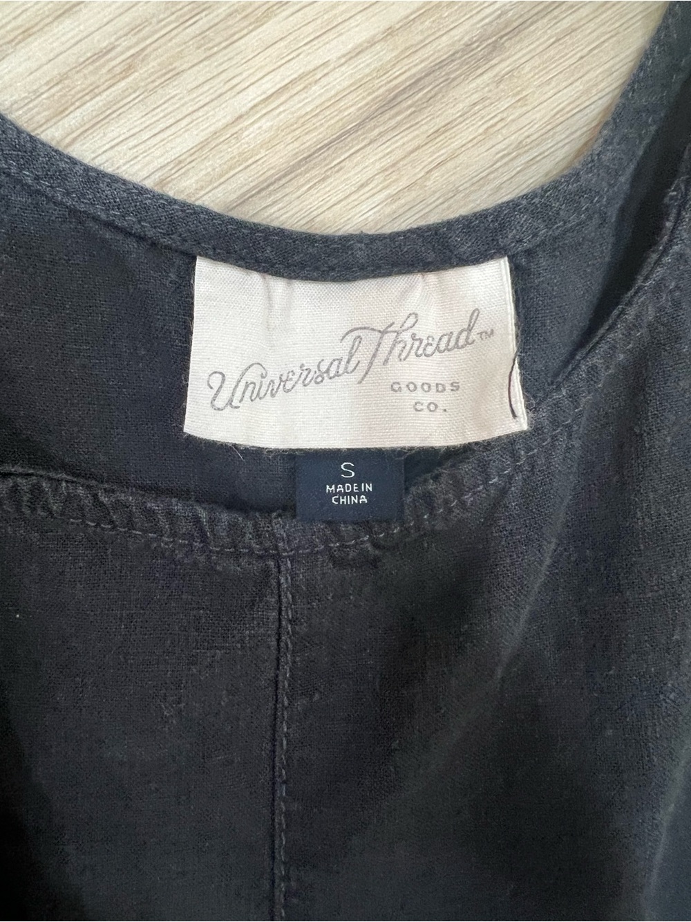Universal Thread Black Linen Overalls - Picture 2 of 4